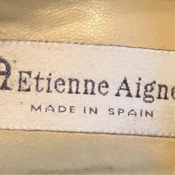 Etienne Aigner Women’s Leather Reptile Print Pumps - Picture 9 of 9